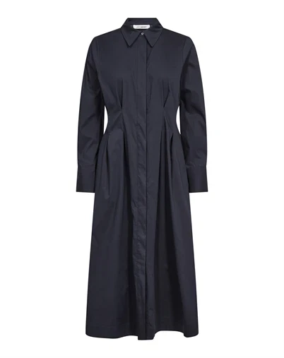 Co´Couture - SannaCC Skjorte Kjole - Navy